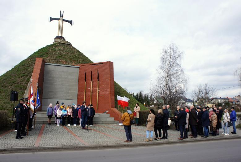 uroczystość rocznicowa przy kopcu Kościuszki w 2023 r.
