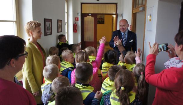 Dzieci ze Szkoły Podstawowej nr 7 z wizytą u burmistrza Mławy - 05