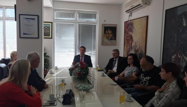 Spotkanie w Ratuszu z burmistrzem Kriva Palanka