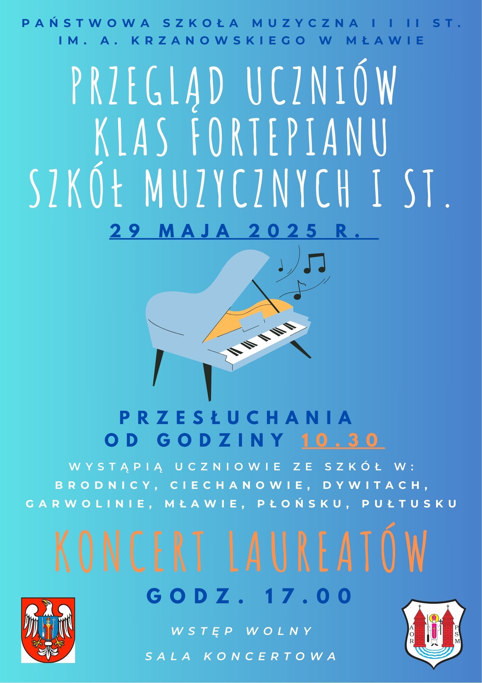 Przegląd uczniów klas fortepianu szkół muzycznych I st.