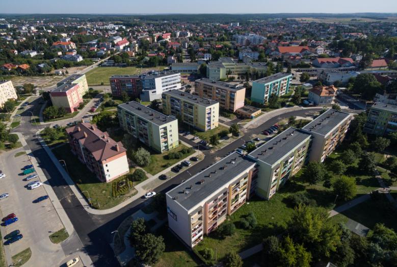 Mława z lotu ptaka