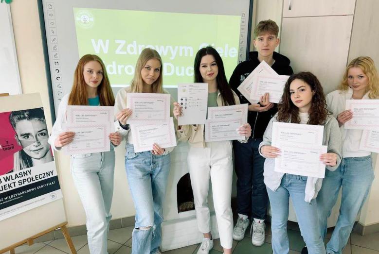 uczestnicy projektu W Zdrowym Ciele Zdrowy Duch