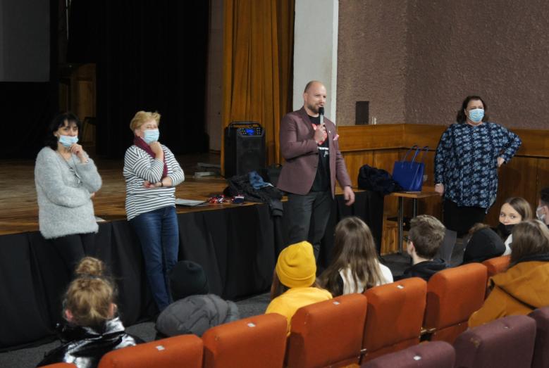 Spotkanie organizacyjne sztabu WOŚP w kinie