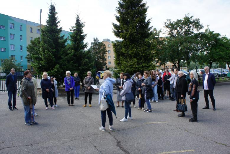 Uczestnicy spaceru