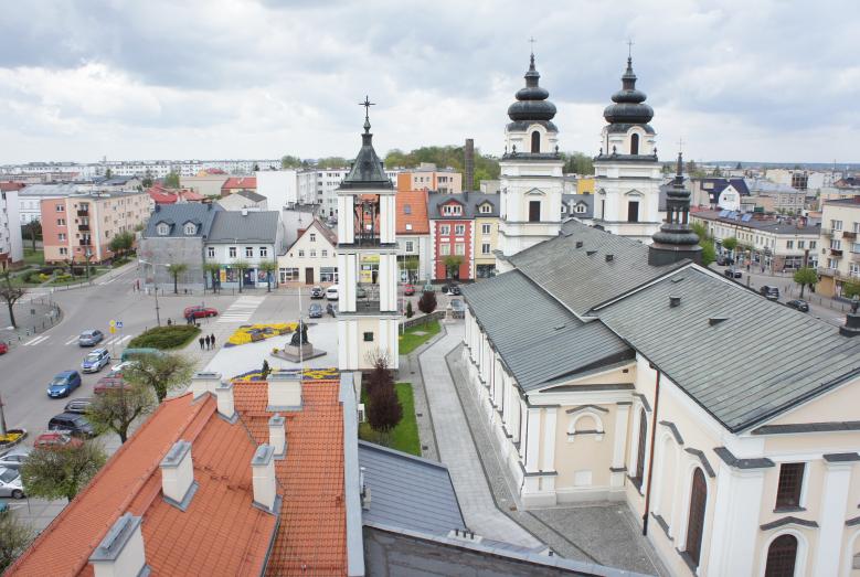 Widok z ratuszowej wieży. fot. Magdalena Grzywacz