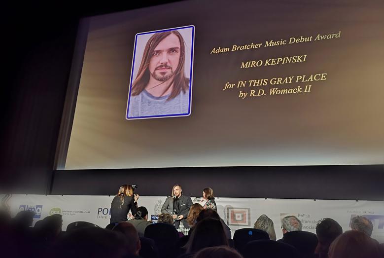 Miro Kepinski - Polish Film Festival Los Angeles 2018 - Award 1