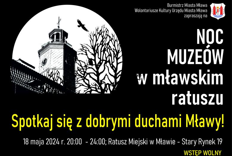 plakat Noc Muzeów 2024