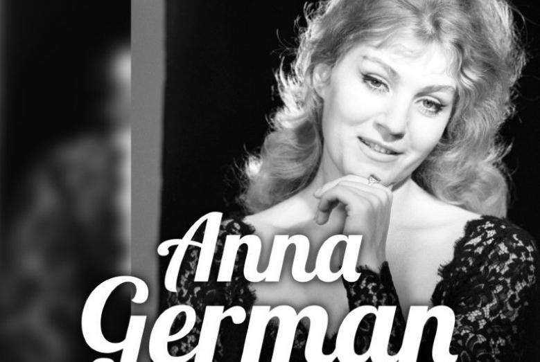 Fotografia Anny German z napisem: Anna German Niezapomniana