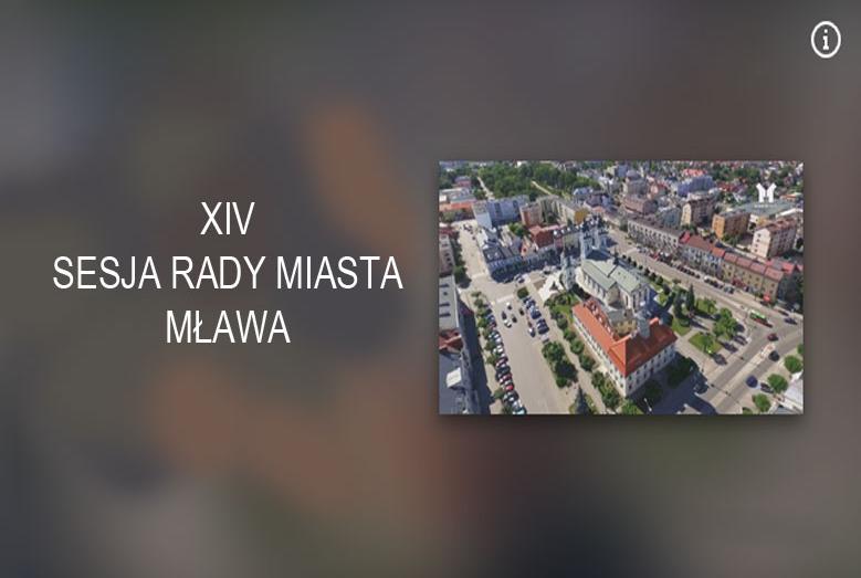 Obrazek z napiesem 14 sesja rady miasta