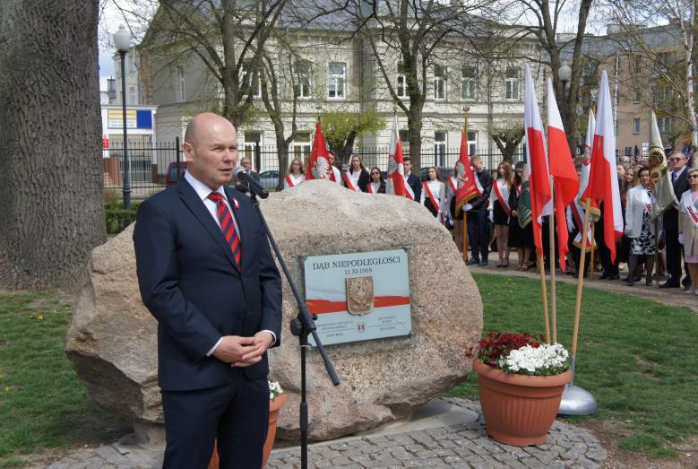 Uroczystość Święta Narodowego 3 Maja w Mławie w 2022 r.