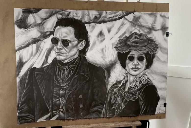 portret mężczyzny i kobiety
