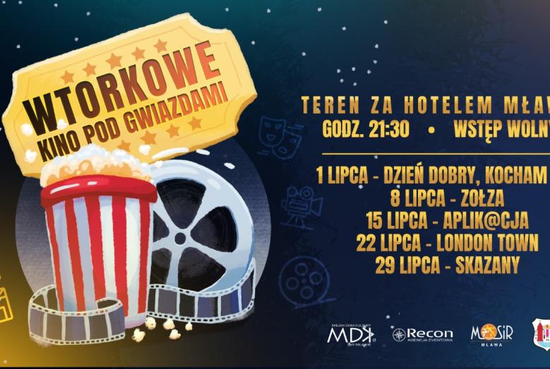 Wtorkowe kino pod gwiazdami