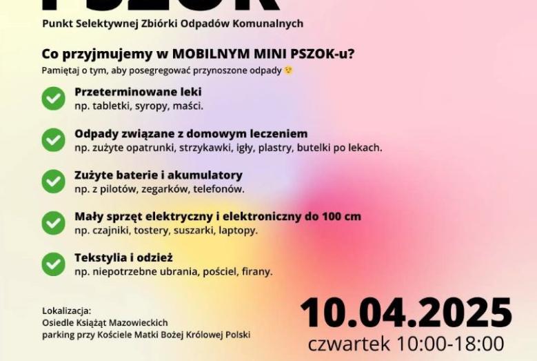 mobilny mini PSZOK