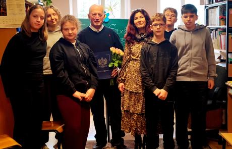Dzień Poezji z Tomaszem Tyszką w Zespole Placówek Oświatowych nr 1