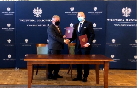 Podpisanie umowy w Mazowieckim Urzędzie Wojewódzkim