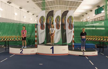Zawodniczki na podium