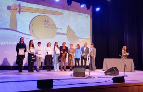 Udział uczniów SP nr 1 w  48 konkursie recytatorskim „Warszawska syrenka” - eliminacje powiatowe 