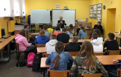 Spotkanie z emerytowaną nauczycielką 