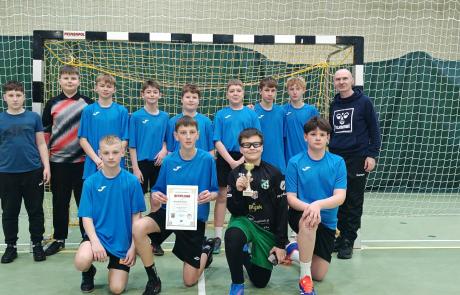 Chłopcy z SP nr 3 rocznik 2013–2014 mistrzami powiatu w piłce ręcznej 