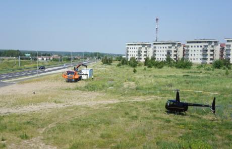 Teren budowy dworca zintegrowanego