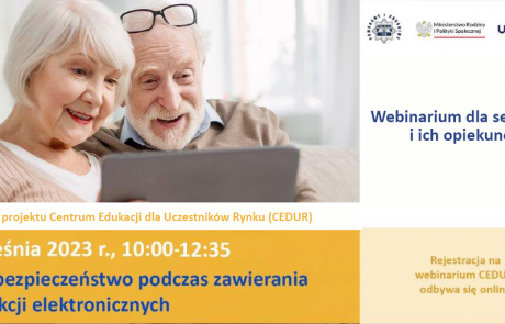 Grafika - webinarium CEDUR dla seniorów i ich opiekunów - 4 września 2023 roku.png 377