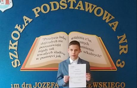 Kolejny laureat w SP 3