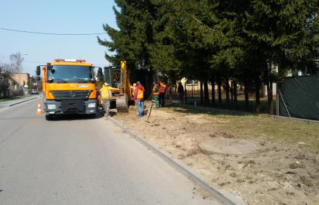 Prace na ul. Napoleońskiej