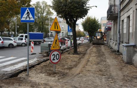Remont chodnika w ul. Żeromskiego