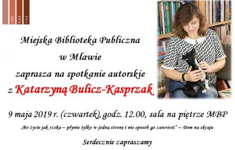 Spotkanie z Katarzyną Bulicz-Kasprzak