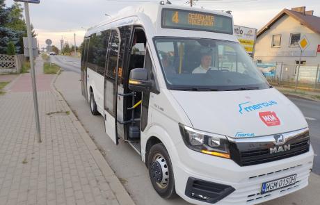 autobus zastępczy Mławskiej Komunikacji Miejskiej