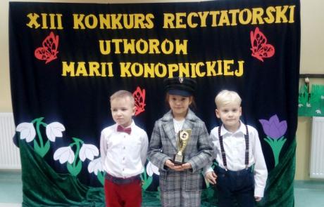 laureaci konkursu recytatorskiego