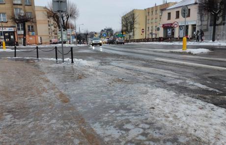 oblodzona ulica