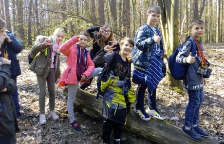 Uczniowie Szóstki w Kampinowskim Parku Narodowym