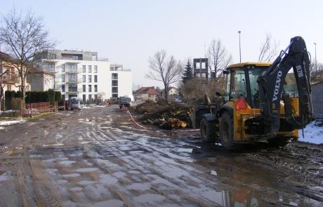 Ul. Piotra Skargi u progu prac