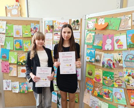 Uczennice SP 4 nagrodzone w Międzyszkolnym Konkursie Języka Niemieckiego 