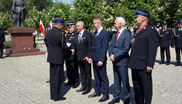 Podziękowania za wspieranie straży pożarnej