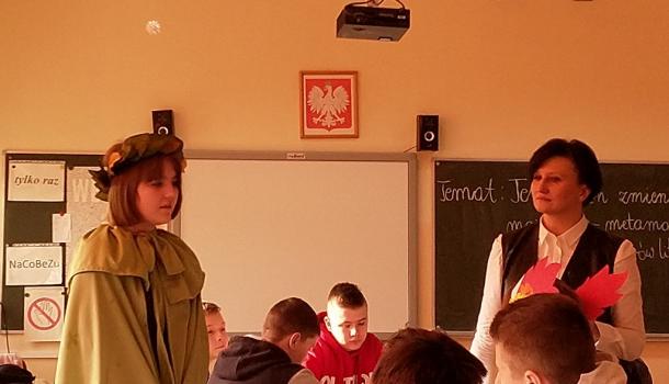 Uczniowie w roli bohaterów literackich