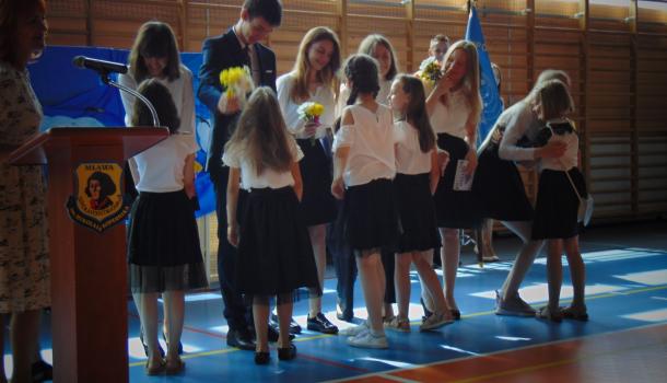 Pożegnanie gimnazjalistów w SP nr 2