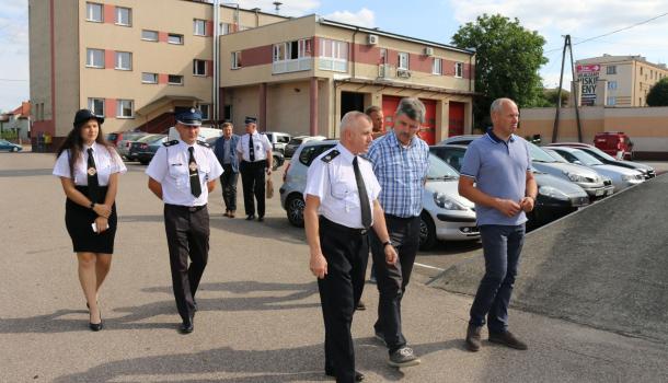 Litewscy strażacy z wizytą w mławskiej OSP - 18