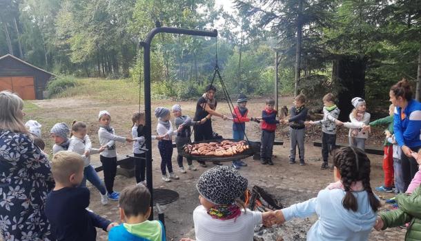 Piknik integracyjny klas pierwszych