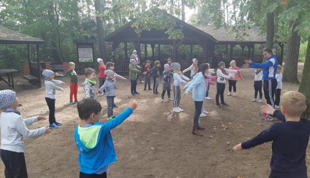 Piknik integracyjny klas pierwszych