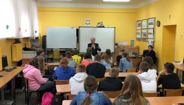 Spotkanie z emerytowaną nauczycielką
