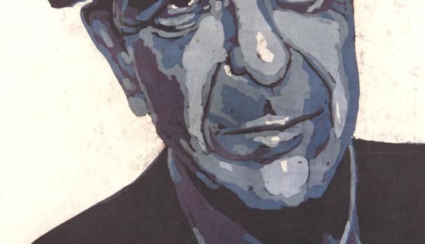 LEONARD COHEN - Krzysztof Niski 2015_89x69cm