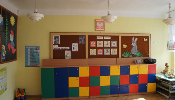 Sala zajęć w budynku B Miejskiego Przedszkola Samorządowego nr 4 w Mławie