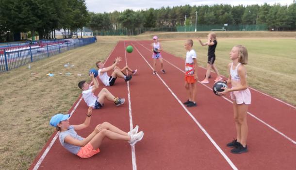 Obóz sportowo-profilaktyczny w Rybnie
