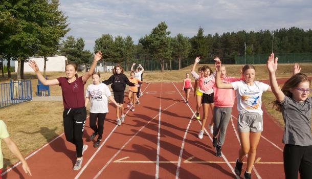 Obóz sportowo-profilaktyczny w Rybnie