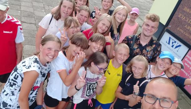 Obóz sportowo-profilaktyczny w Rybnie