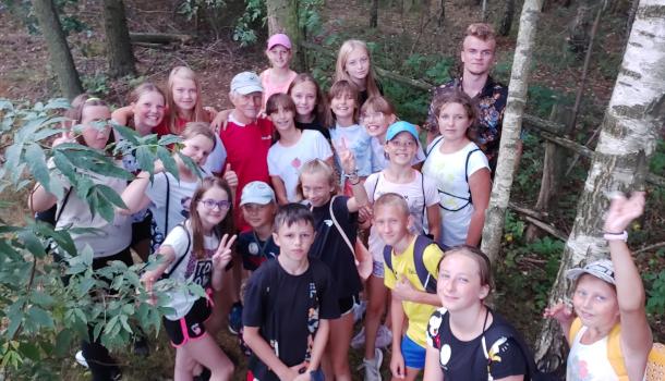 Obóz sportowo-profilaktyczny w Rybnie