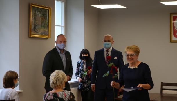 Uroczystość wręczania nagórd nauczycielom