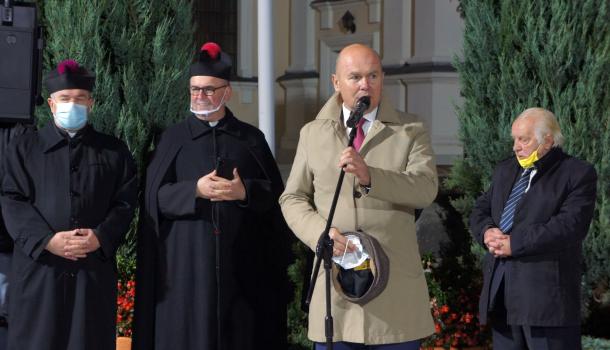 Przemawia Burmistrz Miasta Mława Sławomir Kowalewski